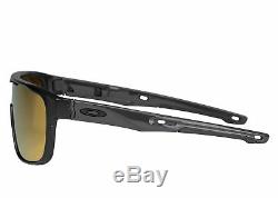 Oakley Crossrange Shield sunglasses Black 24K Iridium 9390-0431 gold Asian