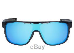 Oakley Crossrange Shield sunglasses Black Prizm Sapphire 9390-0531 Asian fit