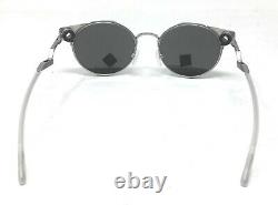 Oakley Deadbolt Men's Satin Chrome Prizm Black Sunglasses OO6046-0150