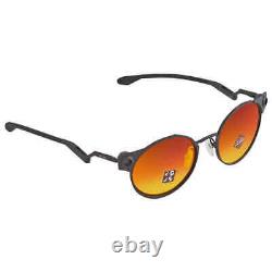 Oakley Deadbolt Prizm Ruby Polarized Round Titanium Men's Sunglasses OO6046