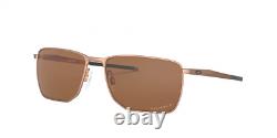 Oakley EJECTOR POLARIZED Sunglasses OO4142-0558 Satin Rose Gold WithPRIZM Tungsten