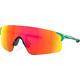 Oakley Evzero Blades Sunglasses Oo9454-2038 Matte Celeste With Prizm Ruby Lens