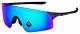 Oakley Evzero Blades Sunglasses Oo9454-0338 Steel Prizm Sapphire Lens
