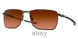 Oakley Ejector OO4142 Sunglasses Men, Pewter Rectangle 58mm New & Authentic