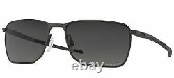 Oakley Ejector OO 4142-11 Satin Steel / Prizm Grey Gradient Sunglasses OO4142