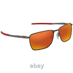 Oakley Ejector Prizm Ruby Square Unisex Sunglasses OO4142 414202 58