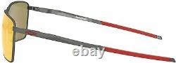Oakley Ejector Ruby Prizm Matte Gunmetal Sunglasses OO4142-02 58