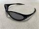 Oakley Eye Jacket Matte Black Sunglasses Black Iridium Very Nice