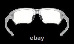 Oakley FLAK BETA Sunglasses OO9372-1065 Silver/Clear Black Iridium Photochromic