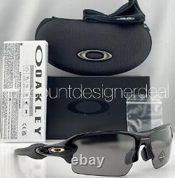 Oakley Flak 2.0 Sunglasses OO9271-48 Polished Black Gold Prizm Gray Lenses 61mm