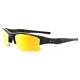 Oakley Flak Jacket Xlj Sunglasses Oo9009 03-899 Polished Black / Fire Iridium