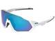 Oakley Flight Jacket Sunglasses Oo9401-02 Polished White Prizm Sapphire 9401 02
