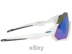 Oakley Flight Jacket Sunglasses OO9401-02 Polished White Prizm Sapphire 9401 02