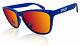 Oakley Frogskins 35th Anniversary Primary Blue Prizm Ruby Sunglasses 0oo9444