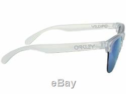 Oakley Frogskins Light OO9374-03 Sunglasses Matte Clear Violet Iridium 9374 03
