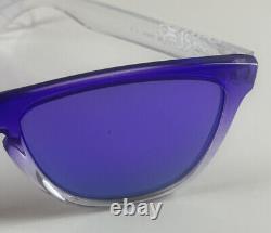 Oakley Frogskins Mix Men's Clear Prizm Violet Polarized Sunglasses