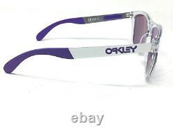 Oakley Frogskins Mix Men's Clear Prizm Violet Polarized Sunglasses OO9428-1755