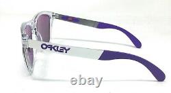 Oakley Frogskins Mix Men's Clear Prizm Violet Polarized Sunglasses OO9428-1755