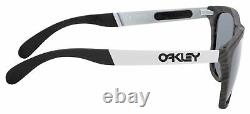 Oakley Frogskins Mix Sunglasses OO9428-0755 Woodgrain Prizm Black Polarized