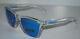 Oakley Frogskins Sunglasses Oo9013-d055 Crystal Clear/prizm Sapphire New