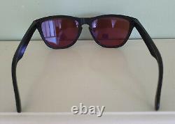 Oakley Frogskins Sunglasses OO9013-H655 Matte Black/Prizm Violet NEW