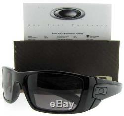 Oakley Fuel Cell OO9096-01 Shiny Black Grey Men's Shield Sunglasses