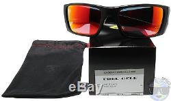 Oakley Fuel Cell Sunglasses OO9096-A8 Matte Black Ruby Iridium Ferrari NIB