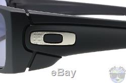 Oakley Fuel Cell Sunglasses OO9096-E1 Soft Feel Black Grey Lens SI DOG TAG