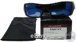 Oakley GASCAN Sunglasses 26-244 Matte Black Ice Iridium Polarized NIB