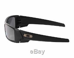 Oakley Gascan 12-856-61 Matte Black Frame Black Iridium Polarized Sunglasses
