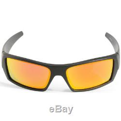 Oakley Gascan OO9014 26-246 Matte Black/Ruby Iridium Men's Sport Sunglasses