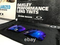 Oakley Gascan Prizm Sapphire Polarized lens set Brand New with Oakley Bag