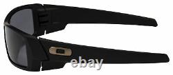 Oakley Gascan Sunglasses 03-473 Matte Black Grey Lens