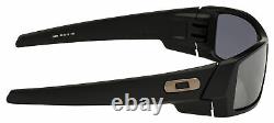 Oakley Gascan Sunglasses 12-856 Matte Black Black Iridium Polarized Lens