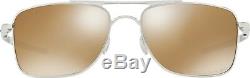 Oakley Gauge 8 M POLARIZED Sunglasses OO4124-05 Chrome With Tungsten Iridium 57MM