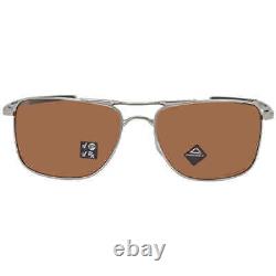 Oakley Gauge 8 Prizm Tungsten Polarized Rectangular Men's Sunglasses OO4124