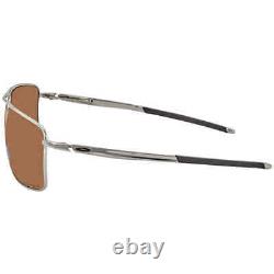 Oakley Gauge 8 Prizm Tungsten Polarized Rectangular Men's Sunglasses OO4124