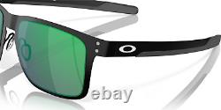 Oakley HOLBROOK METAL Sunglasses OO4123-0455 Matte Black With Jade Iridium Lens