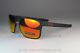 Oakley Holbrook Metal Sunglasses Oo4123-1255 Matte Black Frame With Prizm Ruby