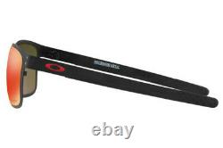 Oakley HOLBROOK METAL Sunglasses OO4123-1255 Matte Black Frame With PRIZM Ruby
