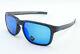 Oakley Holbrook Mix Polarized Sunglasses Oo9384-1057 Steel With Prizm Sapphire