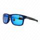 Oakley Holbrook Mix Sunglasses Oo9384-0357 Translucent Blue With Prizm Sapphire