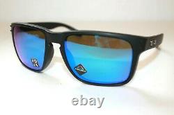 Oakley HOLBROOK XL POLARIZED Sunglasses OO9417-2159 Matte Black / PRIZM Sapphire