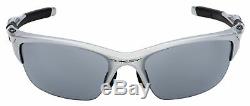 Oakley Half Jacket 2.0 Sunglasses OO9153-02 Silver Slate Iridium Asia Fit