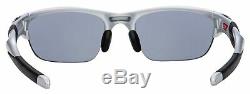 Oakley Half Jacket 2.0 Sunglasses OO9153-02 Silver Slate Iridium Asia Fit