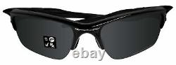 Oakley Half Jacket 2.0 XL Black Iridium Polarized Men's Sunglasses OO9154 05 62