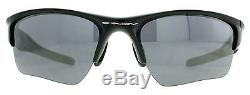 Oakley Half Jacket 2.0 XL OO9154-01 Polished Black Mens Sunglasses