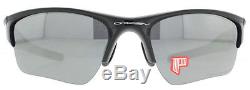 Oakley Half Jacket 2.0 XL OO9154-05 Shiny Black Iridium Polarized Sunglasses