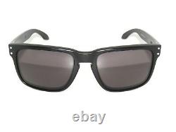 Oakley Holbrook 9102-01 Matte Black Warm Grey Sunglasses Clearance