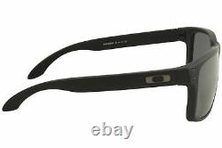 Oakley Holbrook Matte Black Polarized 57 mm Men's Sunglasses OO9102 D6